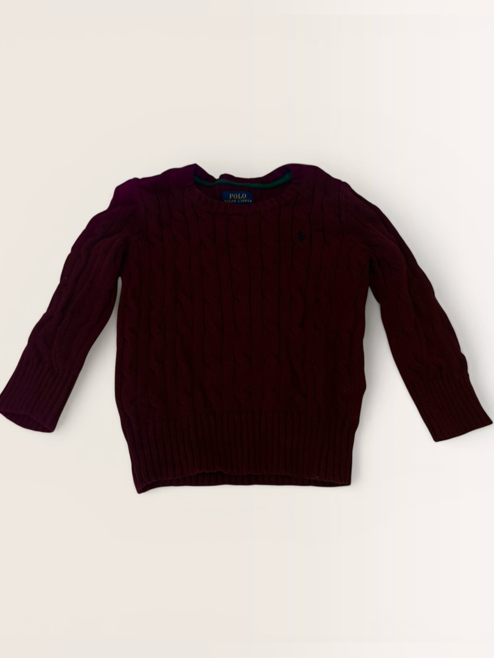 Polo Ralph Lauren Burgundy Crewneck Sweater